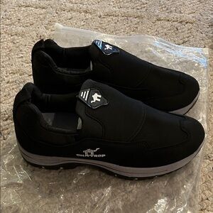 Black Men's Slip-On Loafers